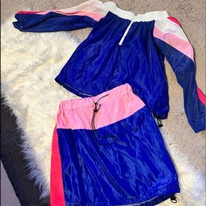 Off Shoulder Skirt Set